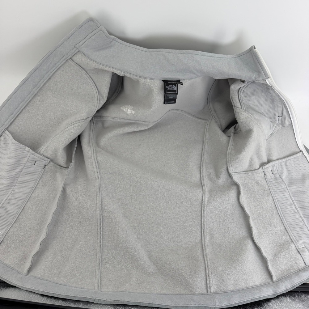 The North Face Womens Gray WindWall Apex Bionic Softshell Jacket Medium - Picture 9 of 12